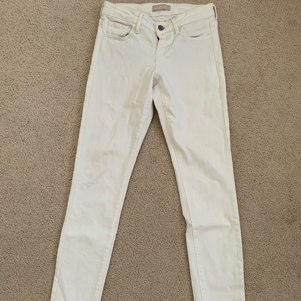 White Uniqlo Skinny jeans